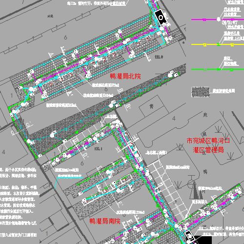 小區(qū)改造施工CAD